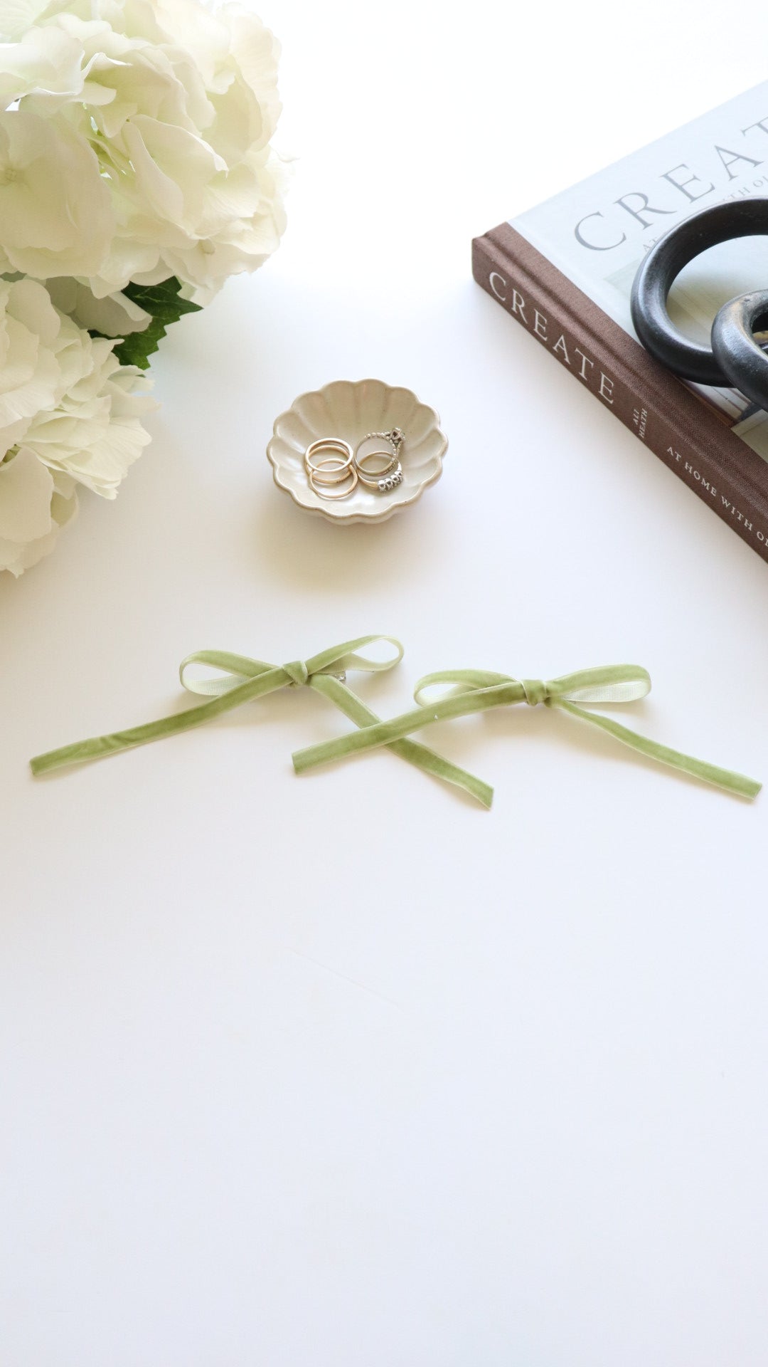 Sage Coquette Bow