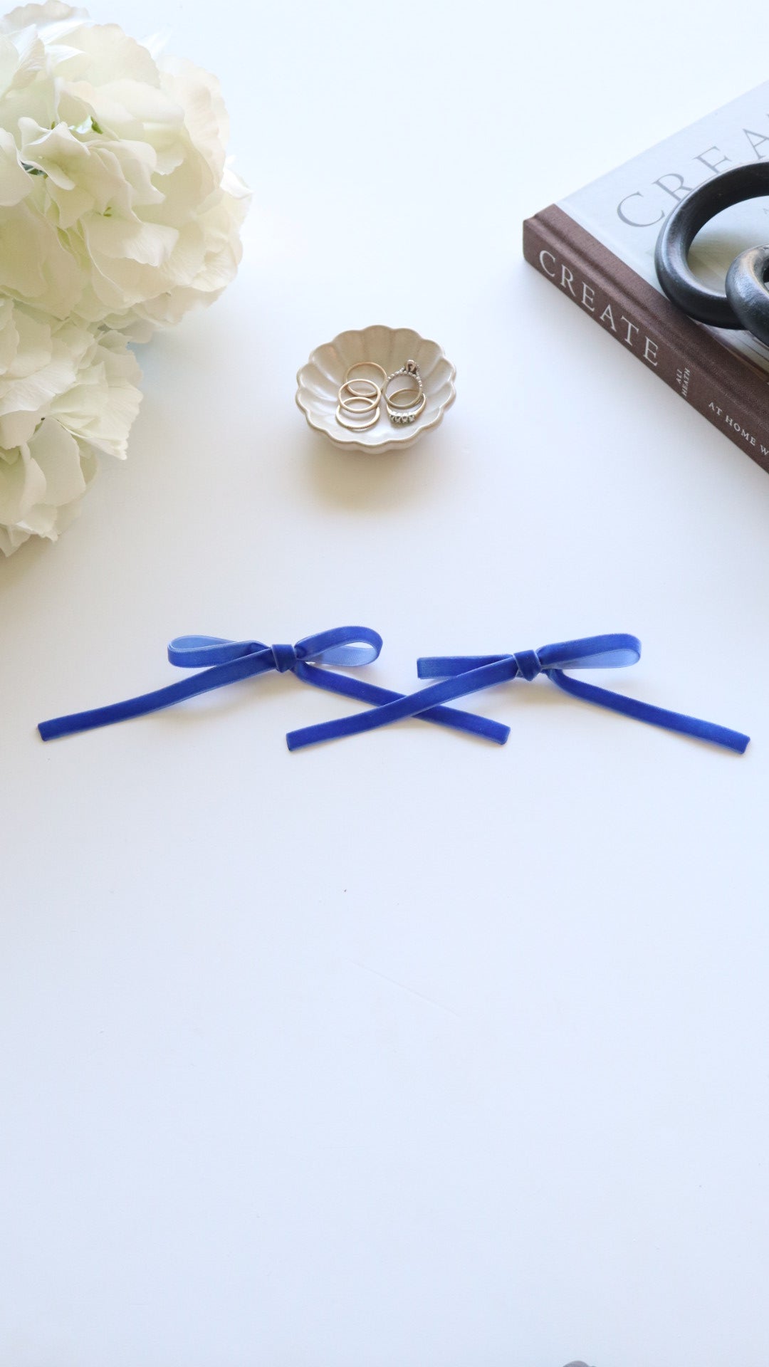 Royal Blue Coquette Hair Blue