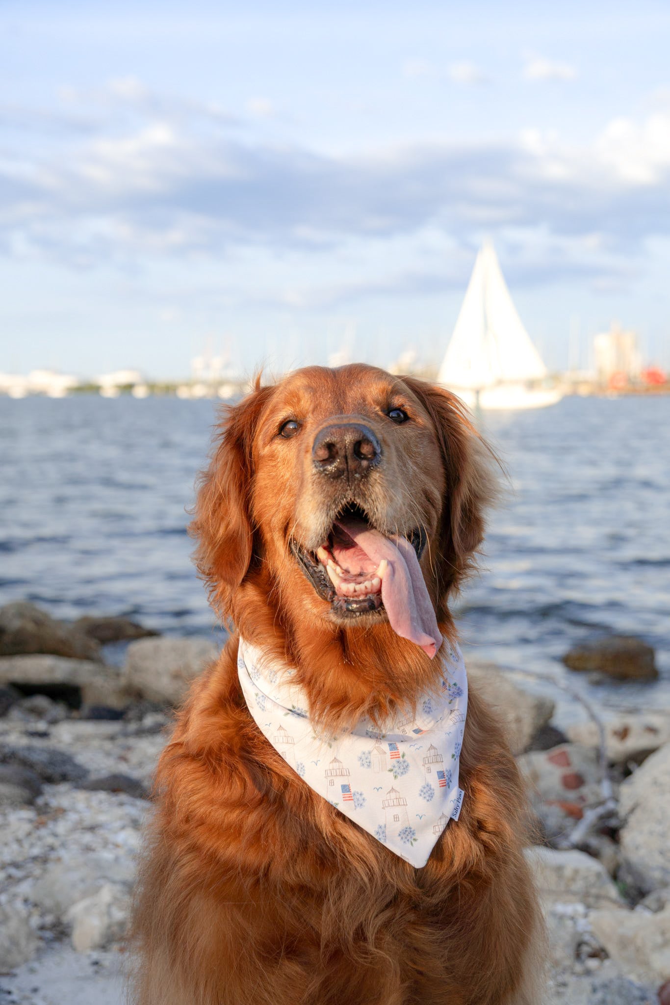 Brant Point Bloom Bandana