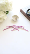 Lilac Coquette Hair Bow
