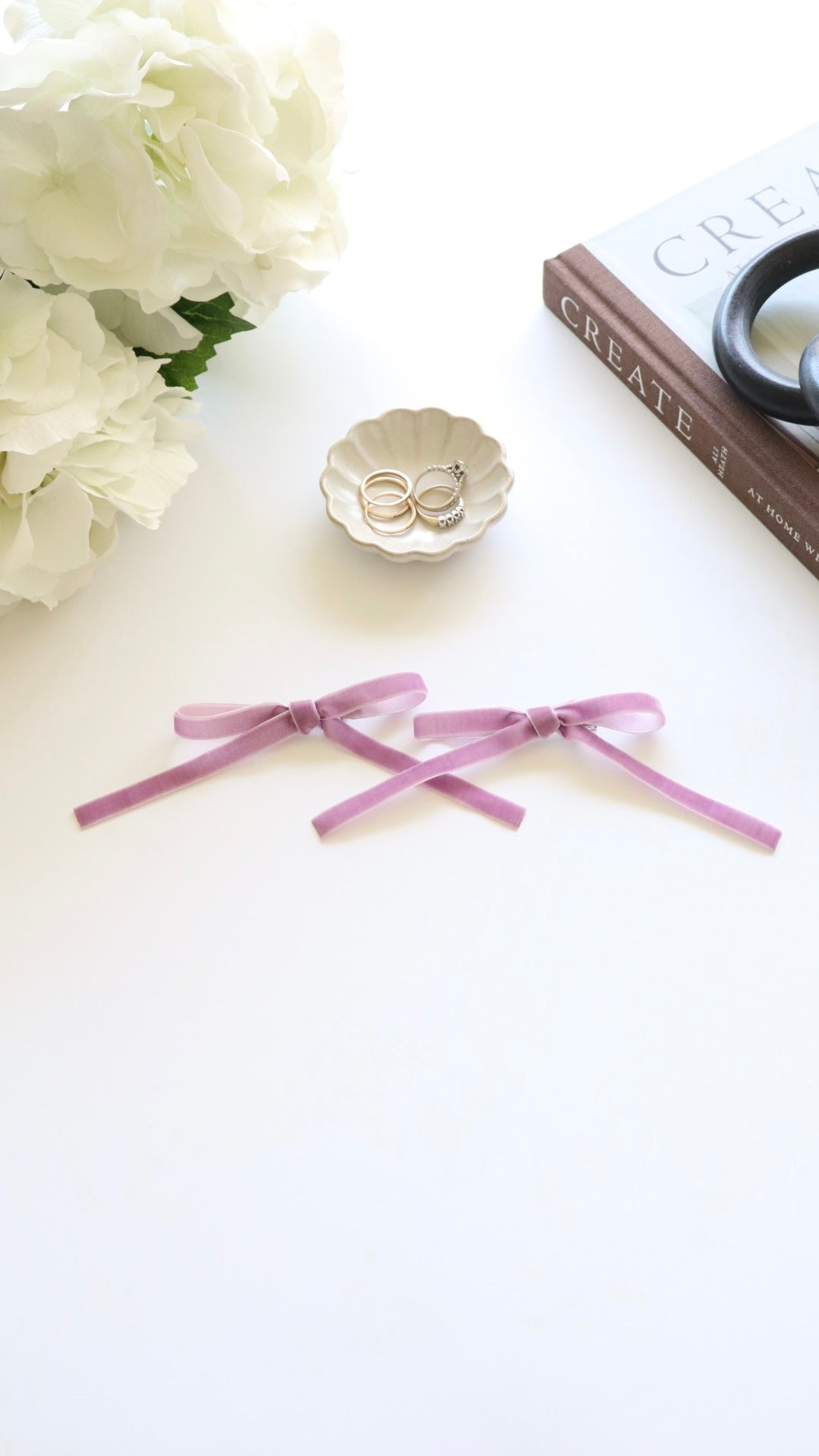 Lilac Coquette Hair Bow