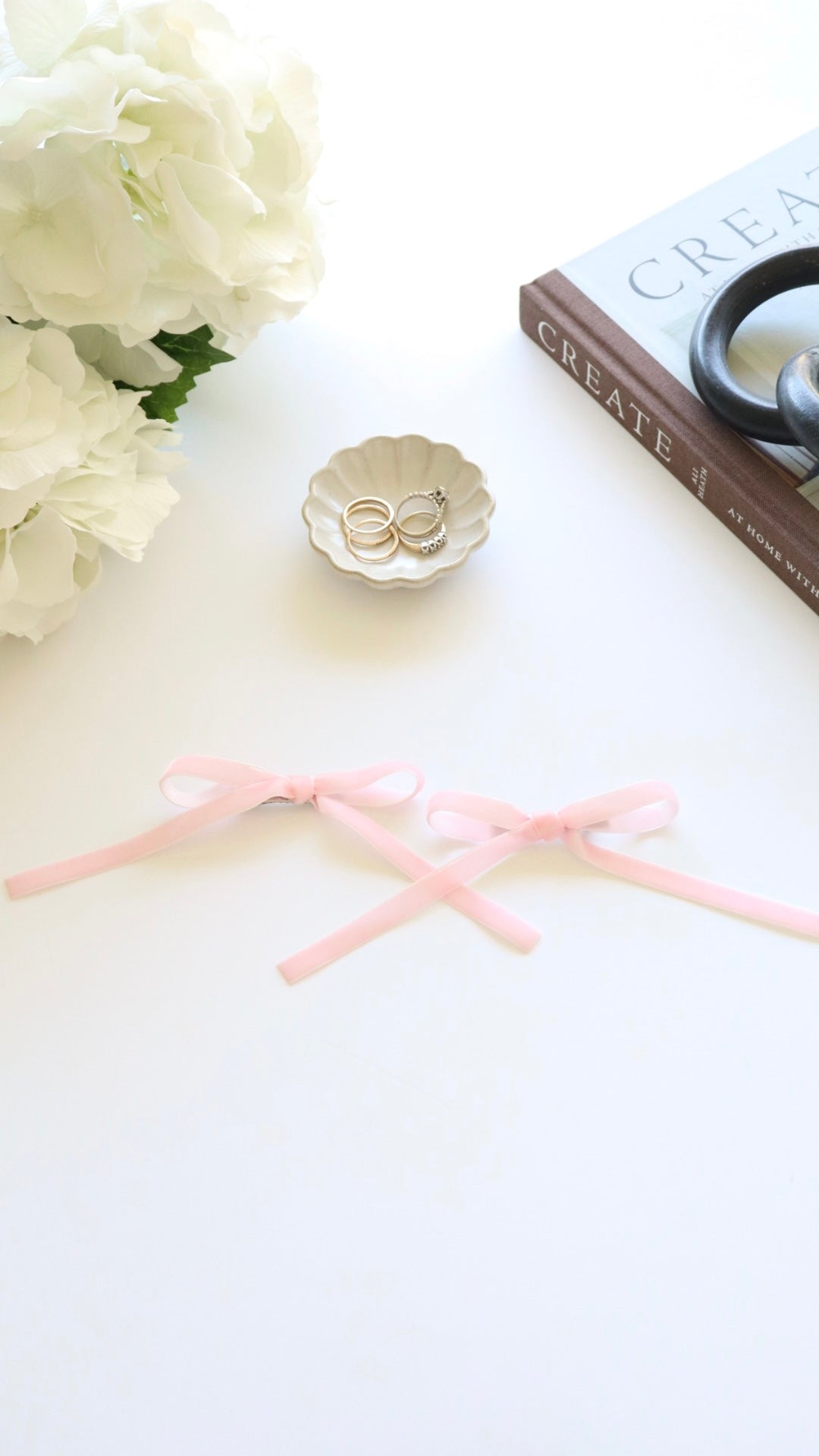 Baby Pink Coquette Hair Bow