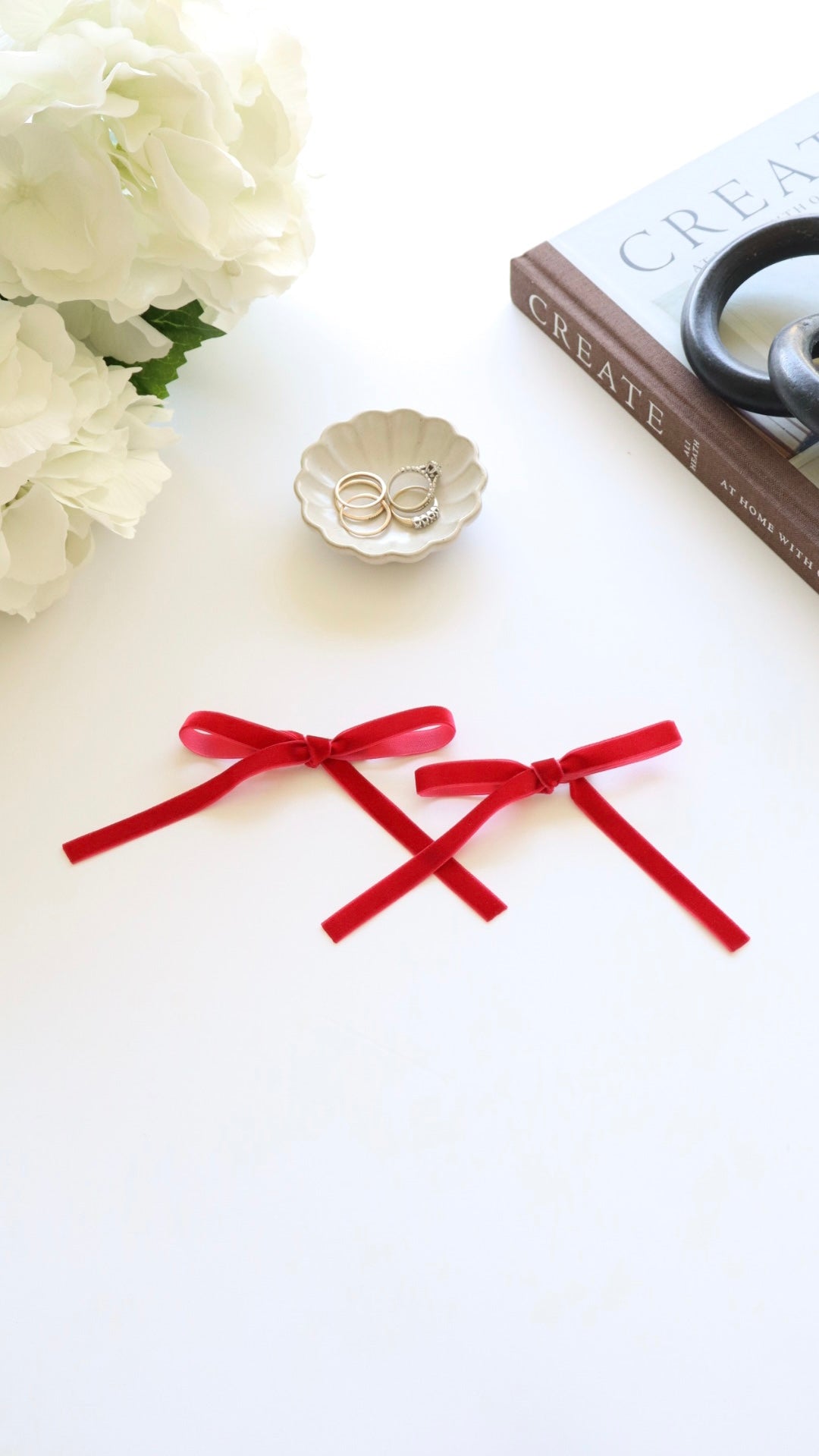 Red Coquette Hair Bow